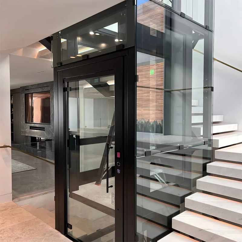 VTEO101 Ascensores Lüks Apartman ve Ofis Binaları için Şık Gözlem Asansörü