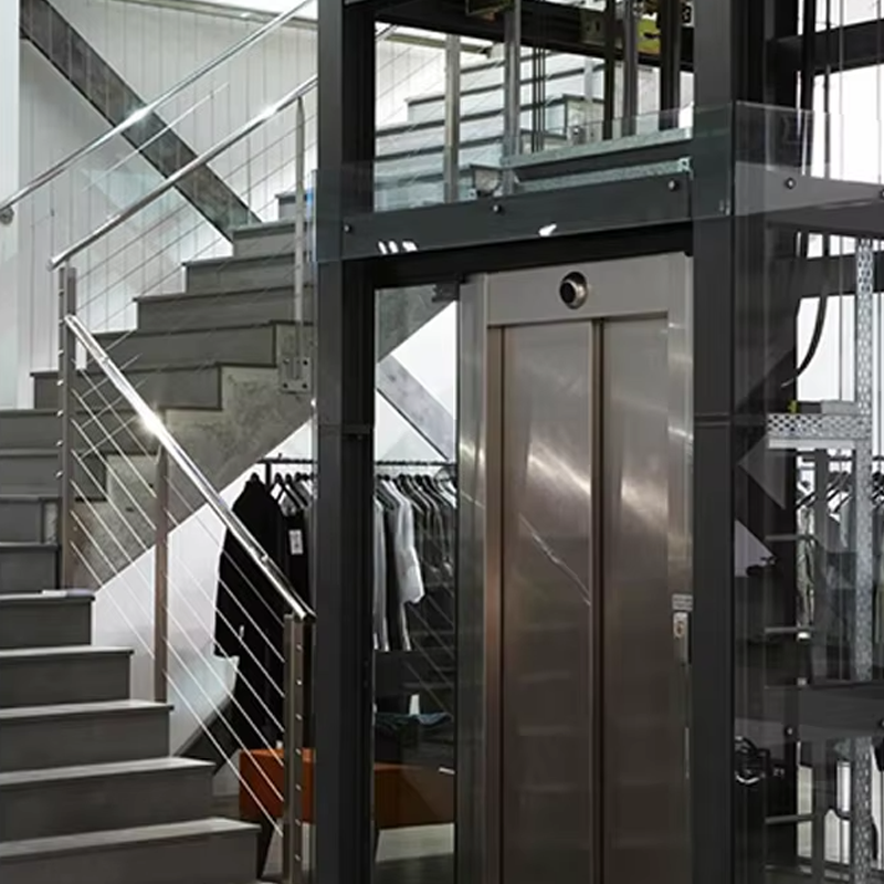 VTEV105 Ascensores Elevadores İç Dekorasyon için Özelleştirilmiş Kabin Villa Asansörü