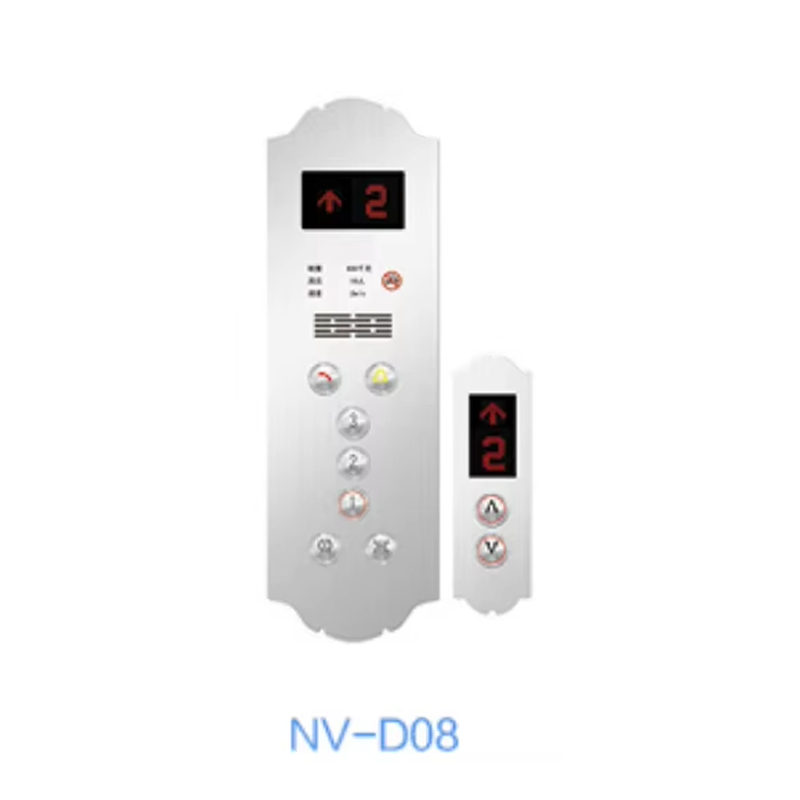 VTSP384 Kabin COP, Asansör Parçaları için 7 Segment LCD Ekran