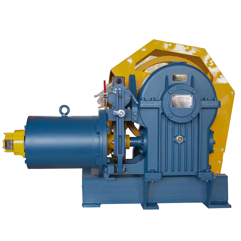 VTSP216 Yeni Ürünler YJF100K 320 Kg-450 Kg Asansör Parçaları Torin Drive Asansör Dişli Çekiş Makinası