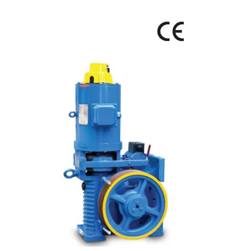VTSP216 Yeni Ürünler YJF100K 320 Kg-450 Kg Asansör Parçaları Torin Drive Asansör Dişli Çekiş Makinası