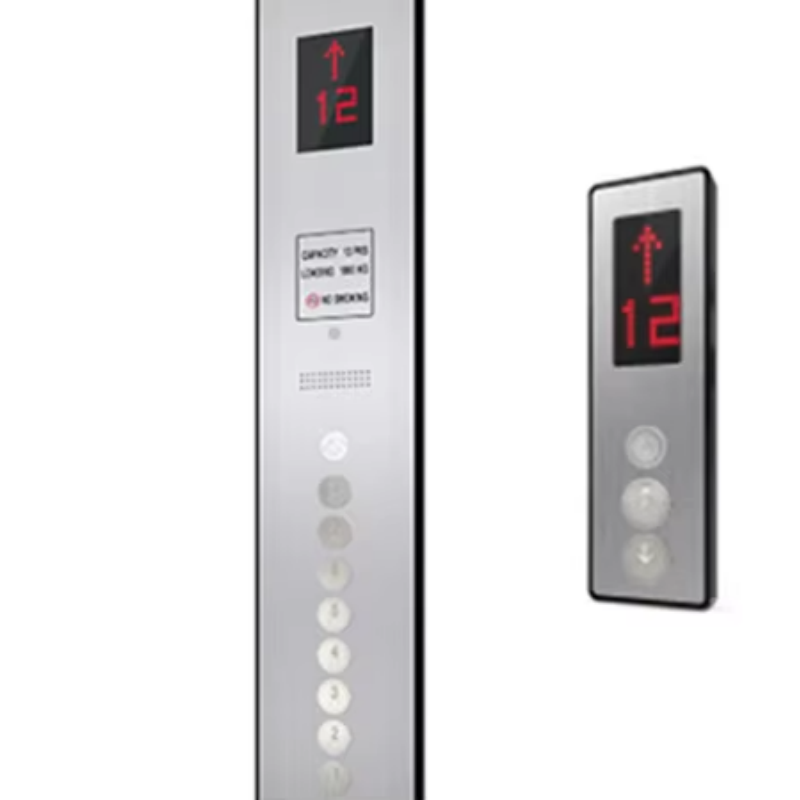 VTSP332 Asansör Parçaları LED Işıklı Kare Buton