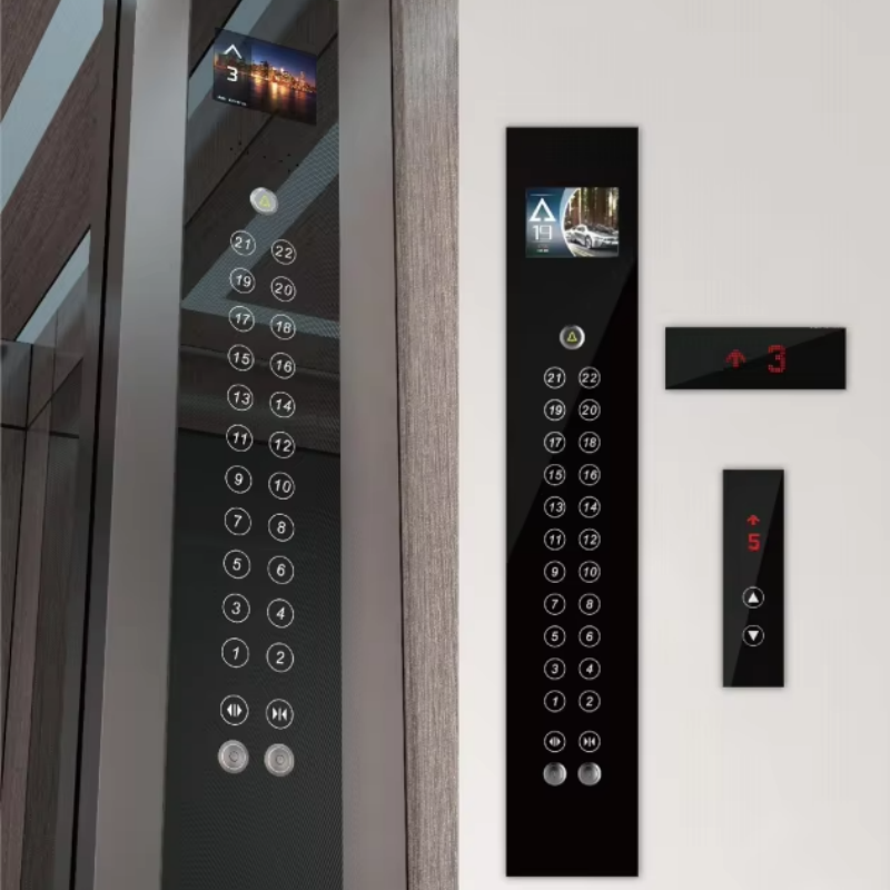 VTSP332 Asansör Parçaları LED Işıklı Kare Buton