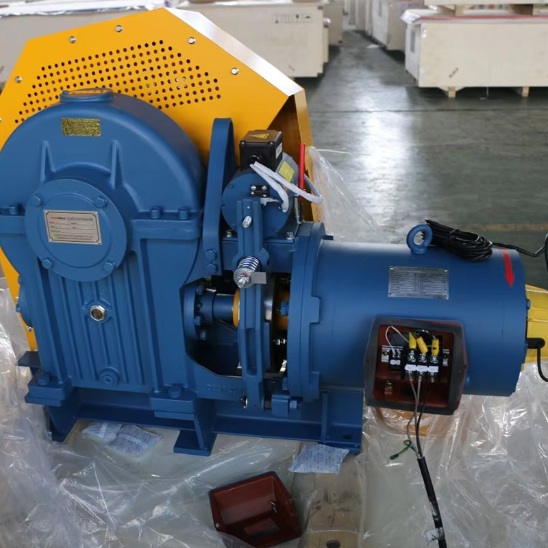 VTSP218 Mükemmel Çekiş Sistemi GT140WL VVVF Asansör Dişli Motor Asansör Çekiş Makinası