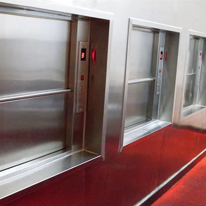 VTEF112 Ascensores Elevadores Restoran Mutfak Hizmeti için Küçük Dumbwaiter Gıda Asansörü