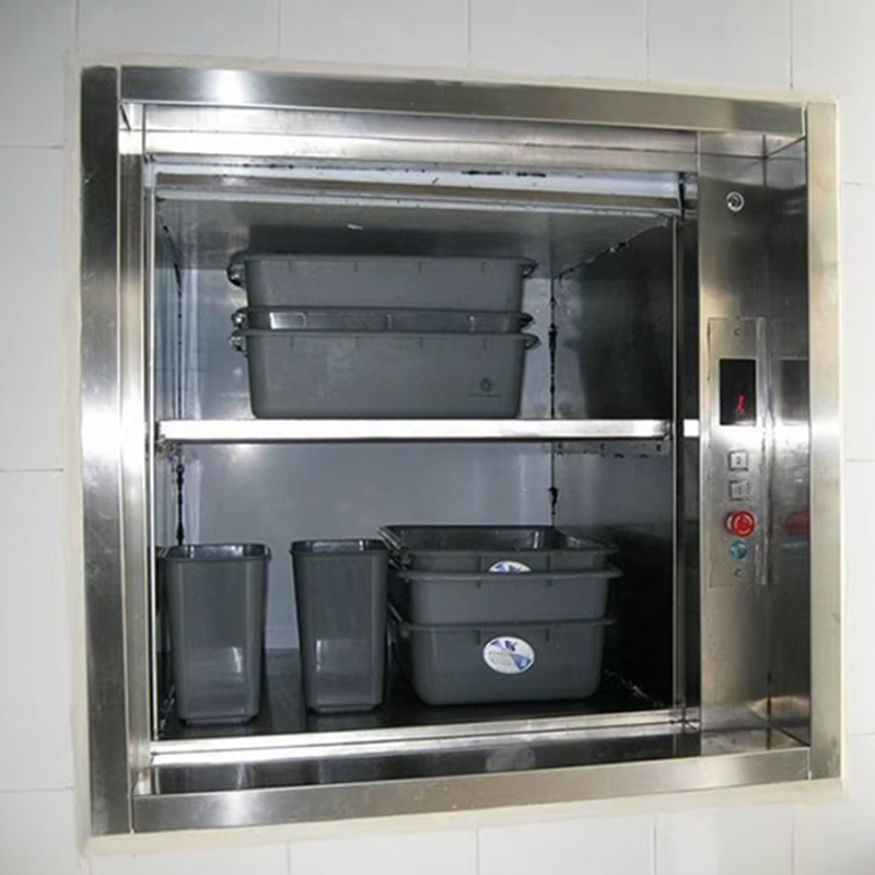 VTEF112 Ascensores Elevadores Restoran Mutfak Hizmeti için Küçük Dumbwaiter Gıda Asansörü