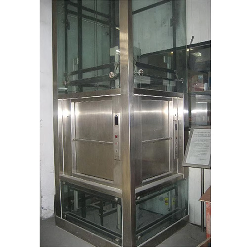 VTEF112 Ascensores Elevadores Restoran Mutfak Hizmeti için Küçük Dumbwaiter Gıda Asansörü