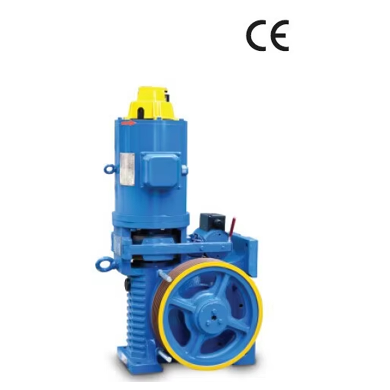 VTSP249 YJ320 1000Kg Yolcu Asansör Çekiş Motoru Dişli Çekiş Makinası