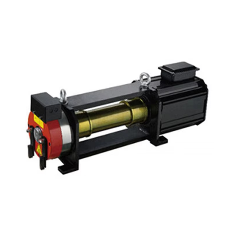 VTSP253 Montanari Modern Dişlisiz Çekiş Makinesi MCG200 Apartman Kullanımı Asansör Parçaları Asansör Motoru 800-1350KGS Motor Motor