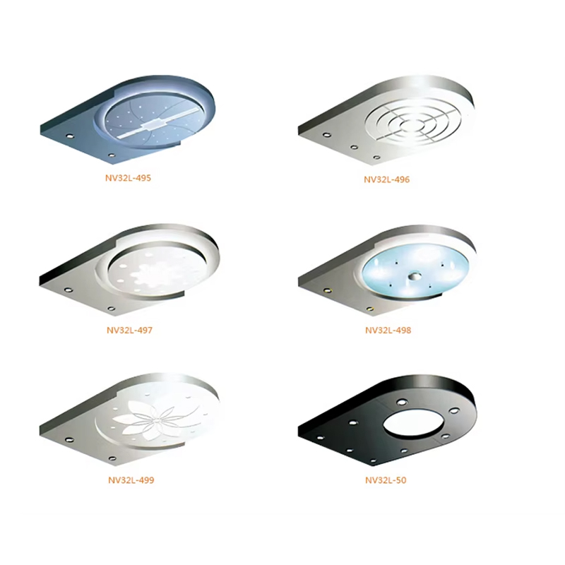 VTSP139 Asansör Kabin Dekorasyonu Modern LED Asansör Kabin Tavan Paneli Paslanmaz Çelik Asansör Tavan Tasarımı