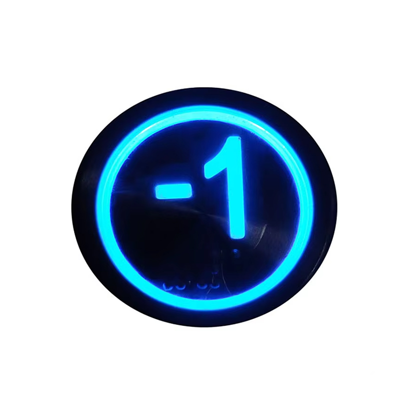 VTSP359 Çin Sıcak Satış BST Asansör Sıfırlama 22mm Siyah Itme LED Paslanmaz Çelik Su Geçirmez ISO9001 Sertifikalı 1 Yıl Garanti Modeli